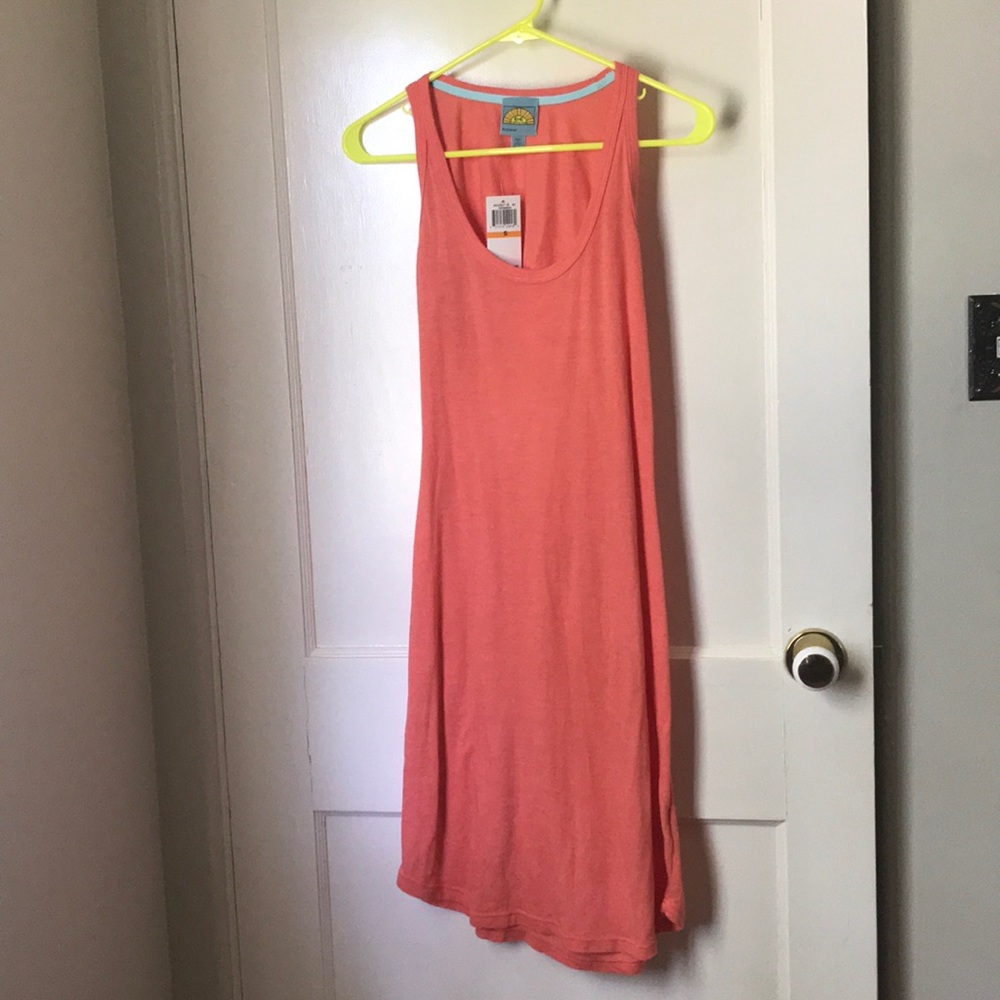 C&C California Coral Dress Cut Out Back NWT